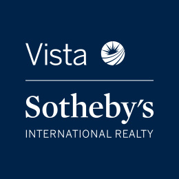 Logo for the luxury real estate brokerage Vista Sotheby's International in Manhattan Beach