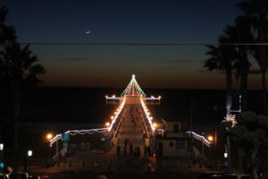 Manhattan Beach holiday pier