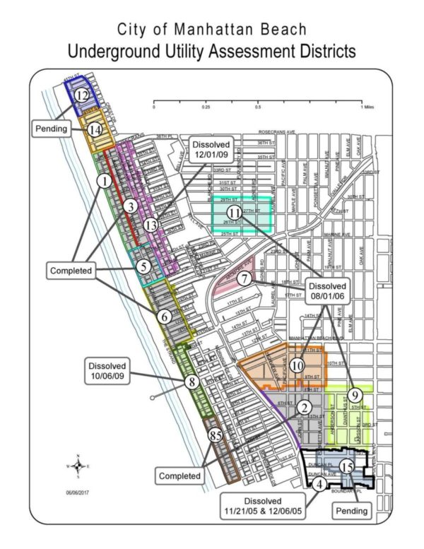 Manhattan Beach undeerground utility districts