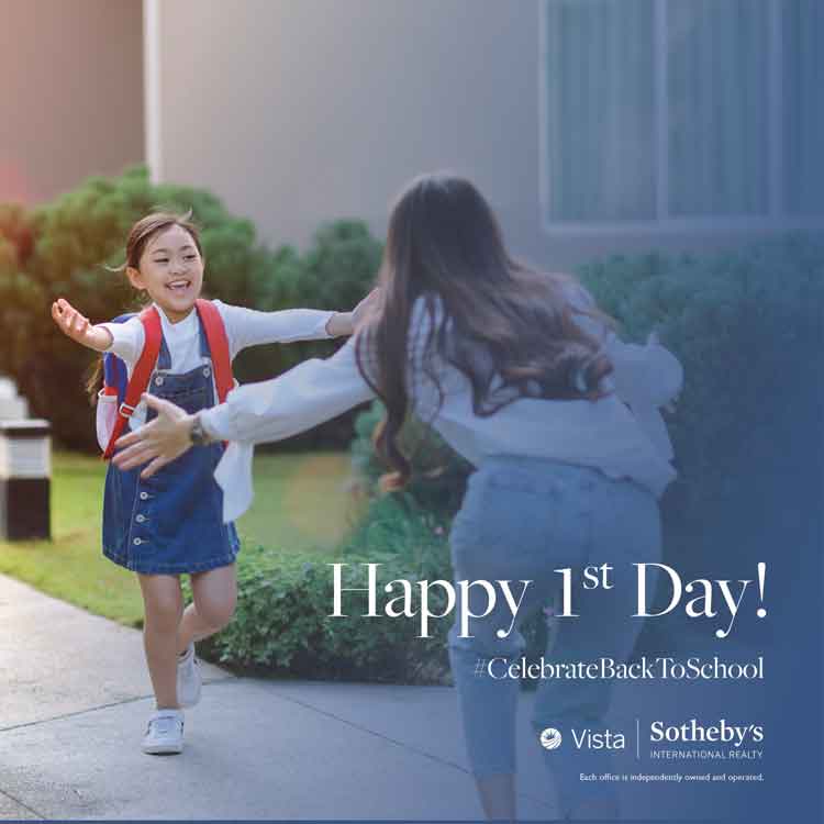 Happy 1st Day of School from Vista Sotheby's